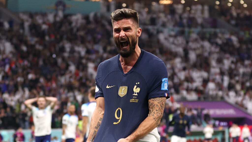 Olivier Giroud fue el héroe de los franceses