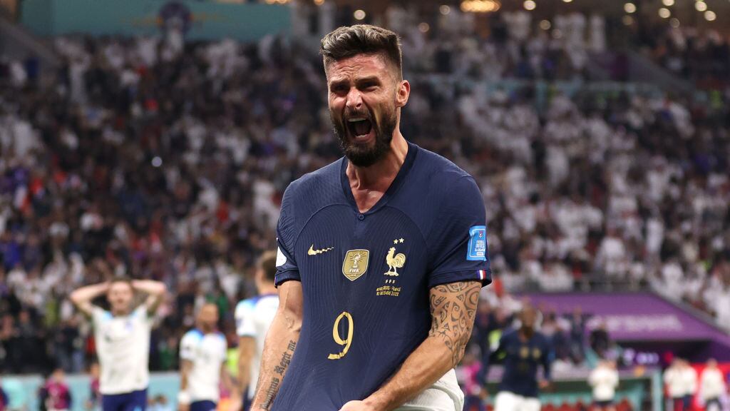 Olivier Giroud fue el héroe de los franceses