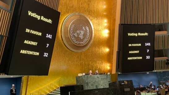 ONU exige la retirada "inmediata" de las tropas rusas de Ucrania