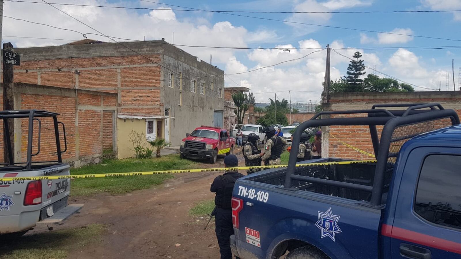 La finca se encuentra en la colonia Santa Isabel, una colonia popular ubicada en el municipio de Tonalá.