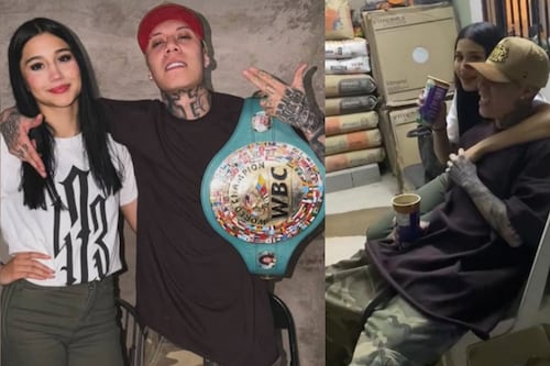 Santa Fe Klan presume romance con la boxeadora mexicana Camila Zamorano