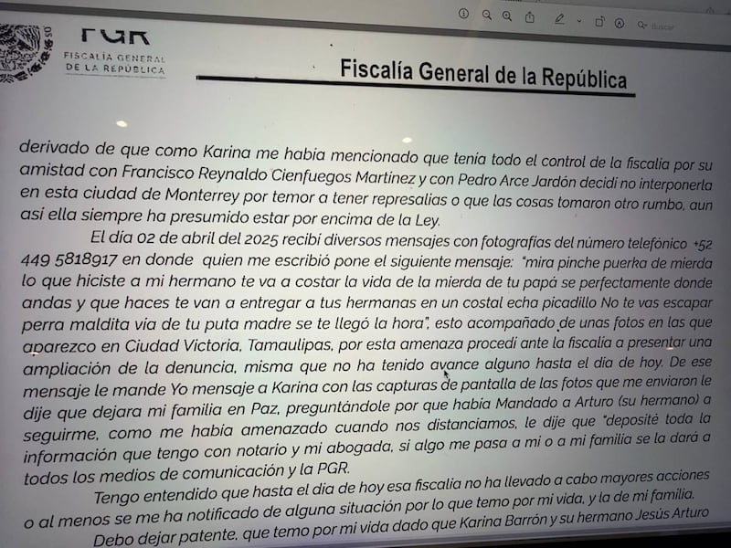 Bajo la promesa de un pago de un millón de pesos, el grupo político habría reclutado a una falsa víctima para interponer una denuncia virtual sin identificación oficial, aprovechando el presunto tráfico de influencias y el control que los priistas y funcionarios del municipio de Monterrey ejercen sobre la institución de justicia estatal.