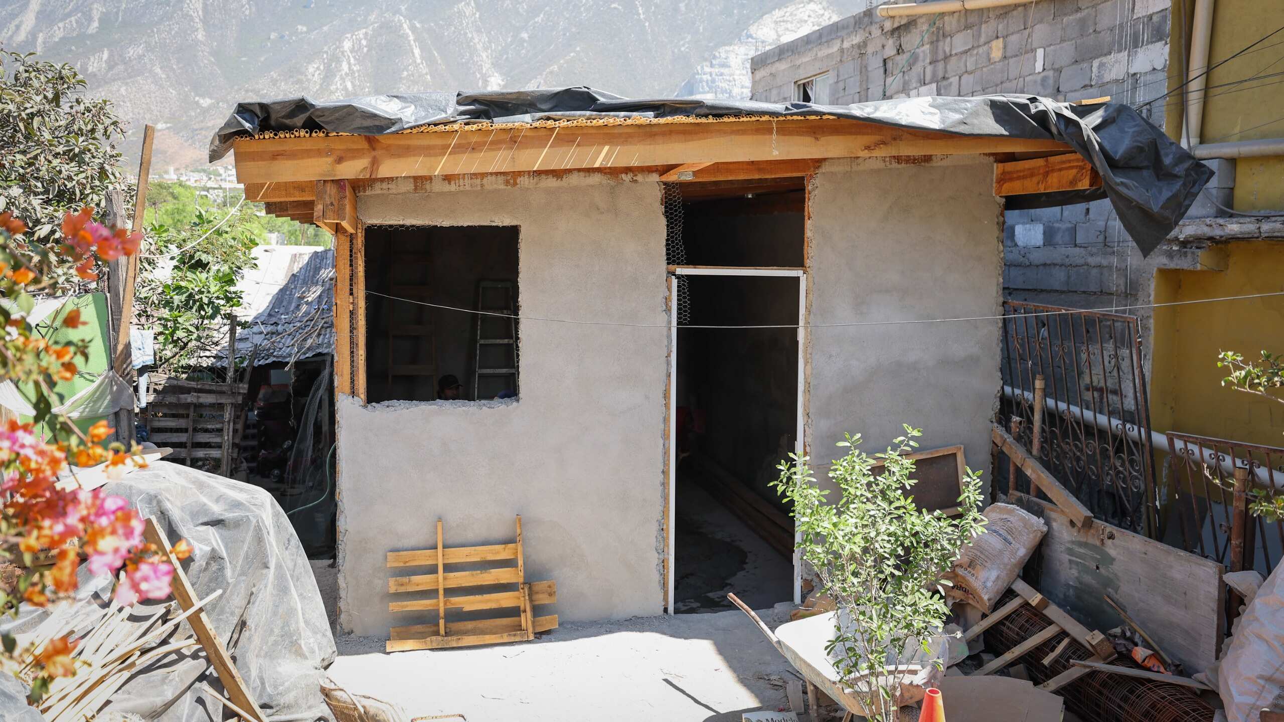 Jazmín Moreno, directora general de la Secretaría, explicó que la construcción se realiza en conjunto con la fundación Enrique Yturria García.