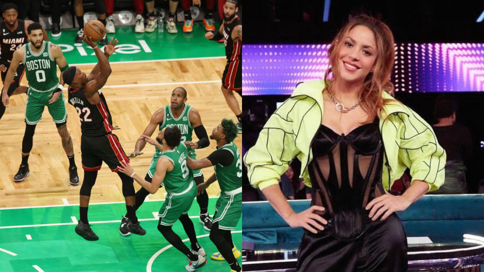Shakira desató rumores de romance con estrella de la NBA.