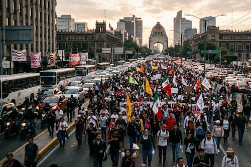 CDMX amanece con 20 marchas y concentraciones este jueves: prevén bloqueos en puntos clave