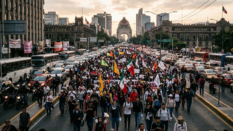 CDMX amanece con 20 marchas y concentraciones este jueves: prevén bloqueos en puntos clave