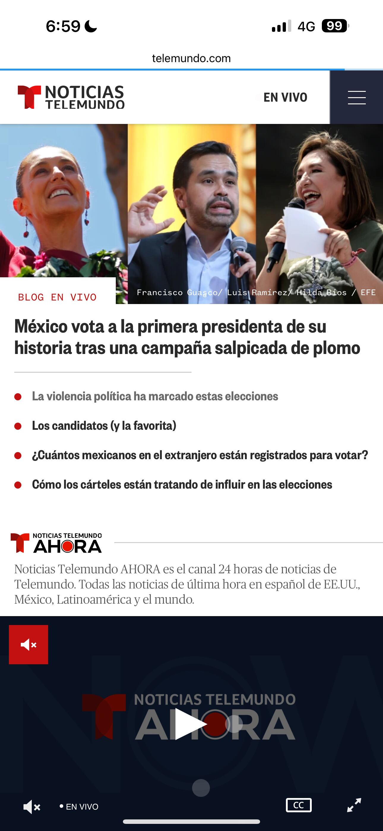 Más de 100 medios internacionales están acreditados para seguir la elección este domingo en México
