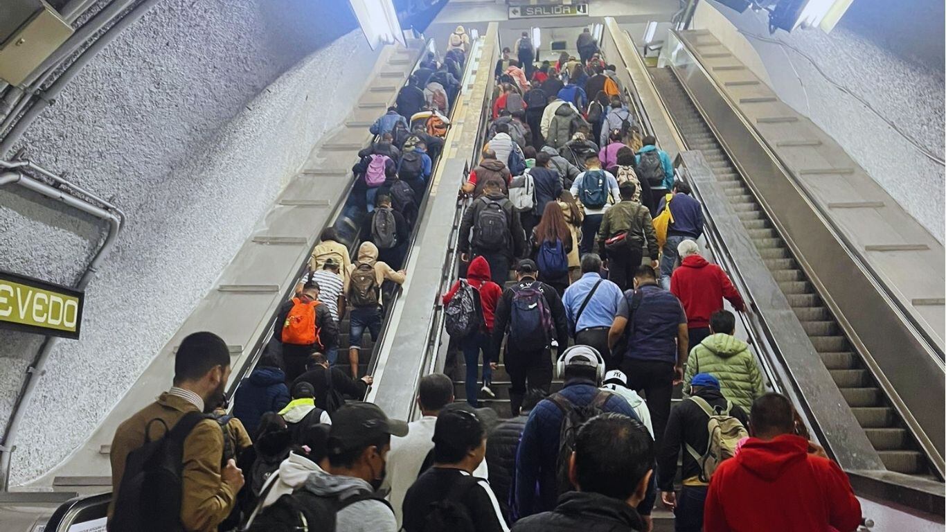 Saturación del Metro CDMX