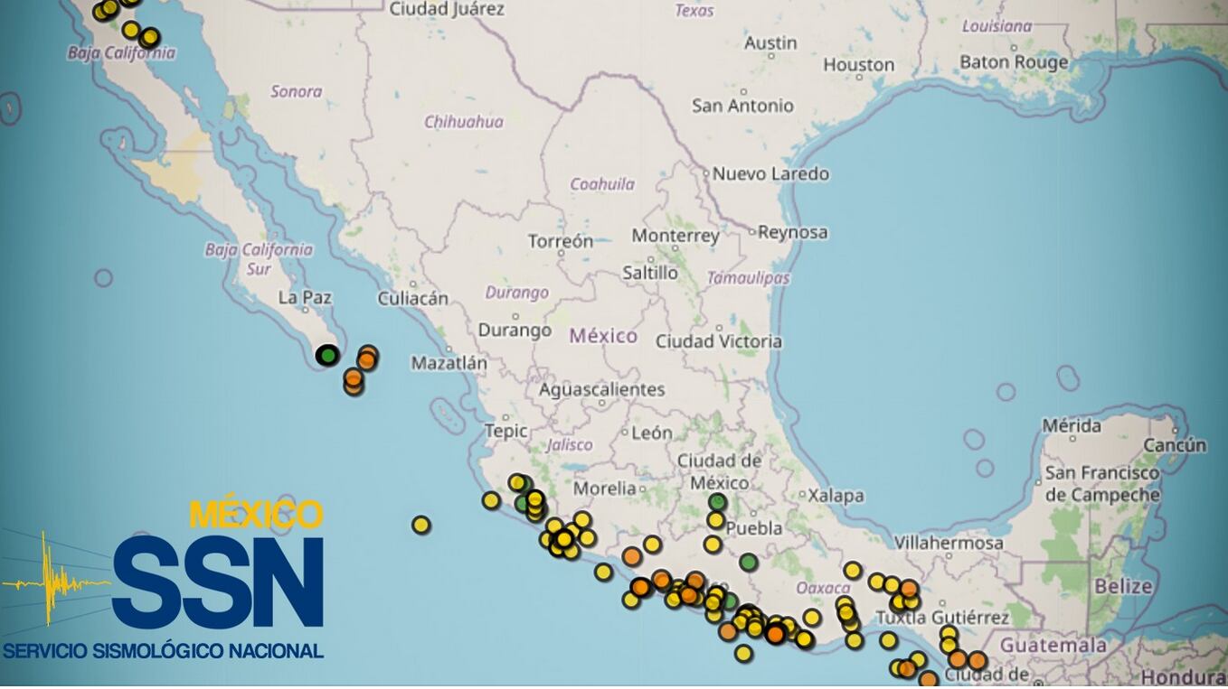Sismos en México