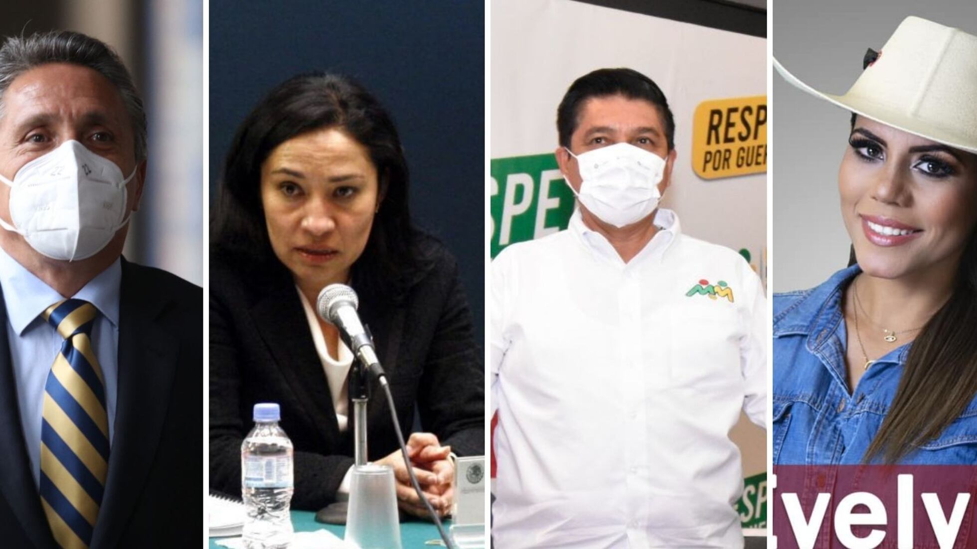 Candidatos a la gubernatura de Guerrero.