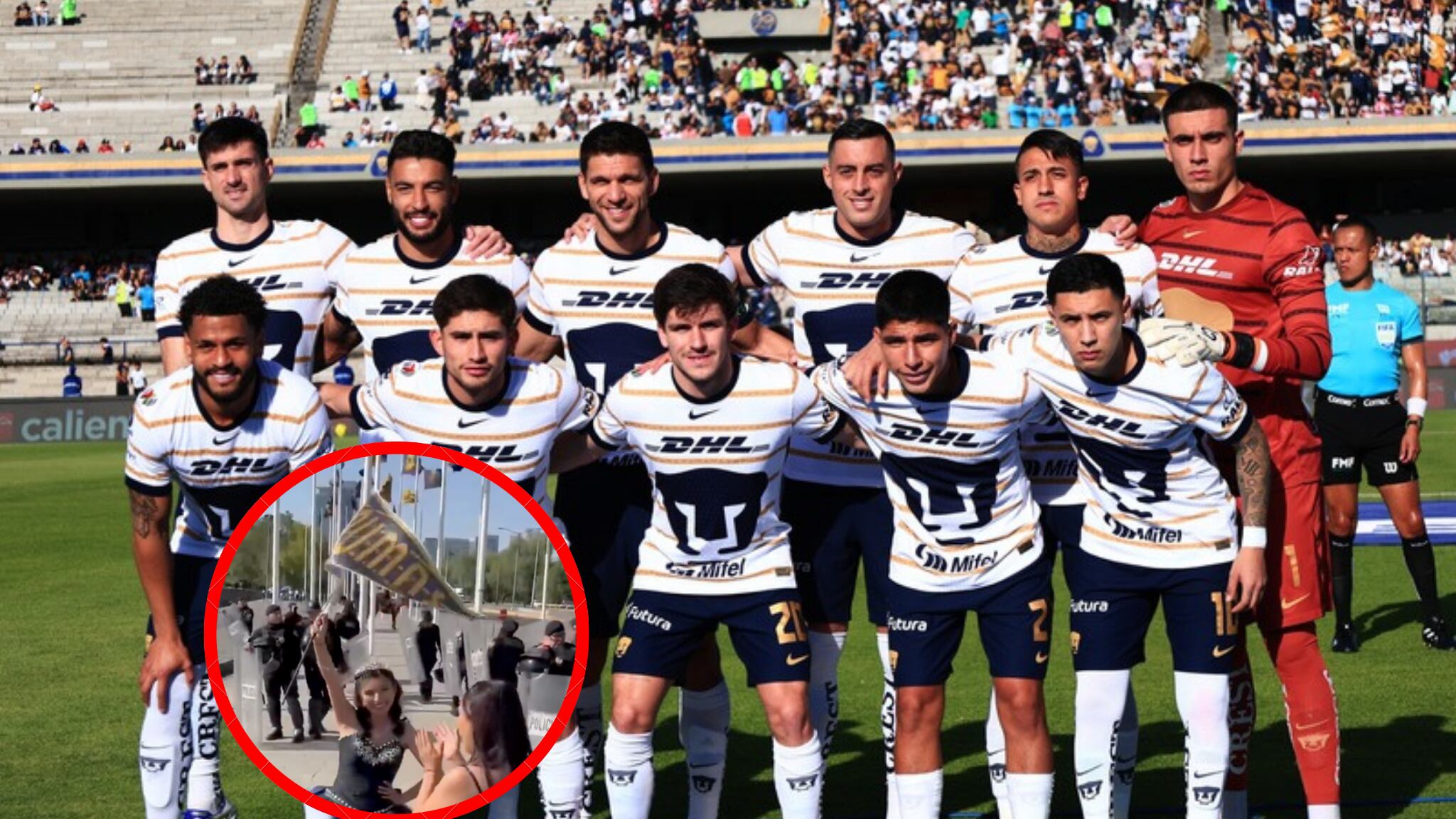 Aficionada celebra sus 15 años en Ciudad Universitario