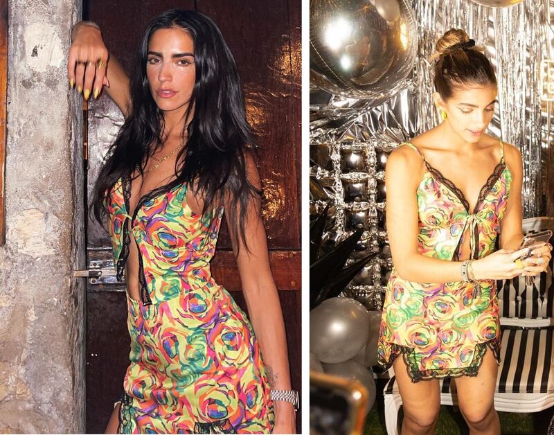 "Su cumpleaños. Mi cumpleaños. Mismo outfit", dijo Bárbara de Regil