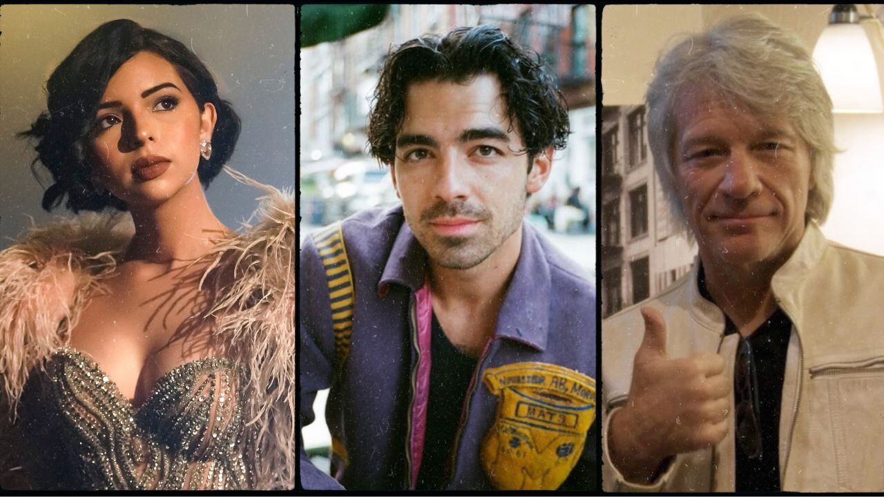 Ángela Aguilar, Joe Jonas y Jon Bon Jovi