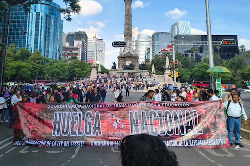 Estas son las avenidas afectadas por la marcha de la CNTE; advierten boicot al Mundial
