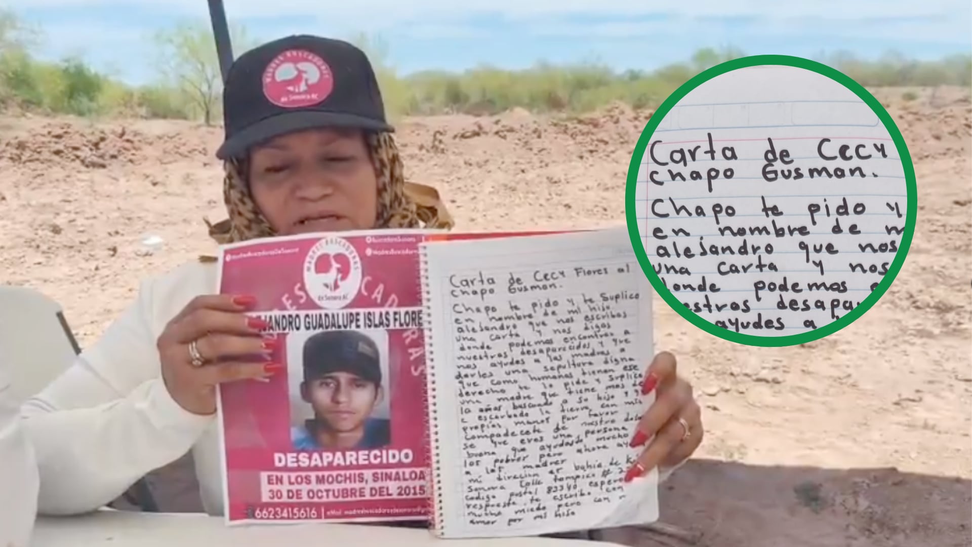 La madre buscadora dirige un mensaje directo al exlíder criminal