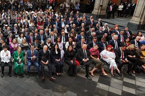 Lemus asiste al Primer Informe de Sheinbaum y asegura que Jalisco ha recibido “importante apoyo”