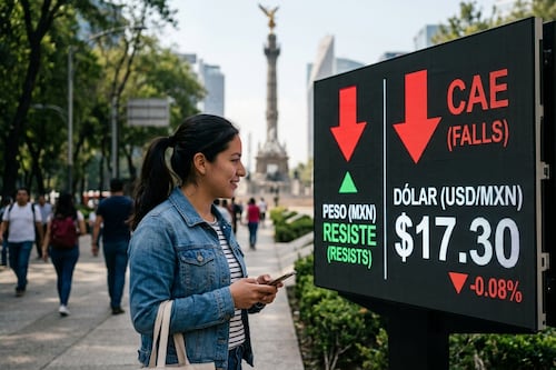 Dólar borra ganancias y cae a $17.30; peso lo mantiene a raya
