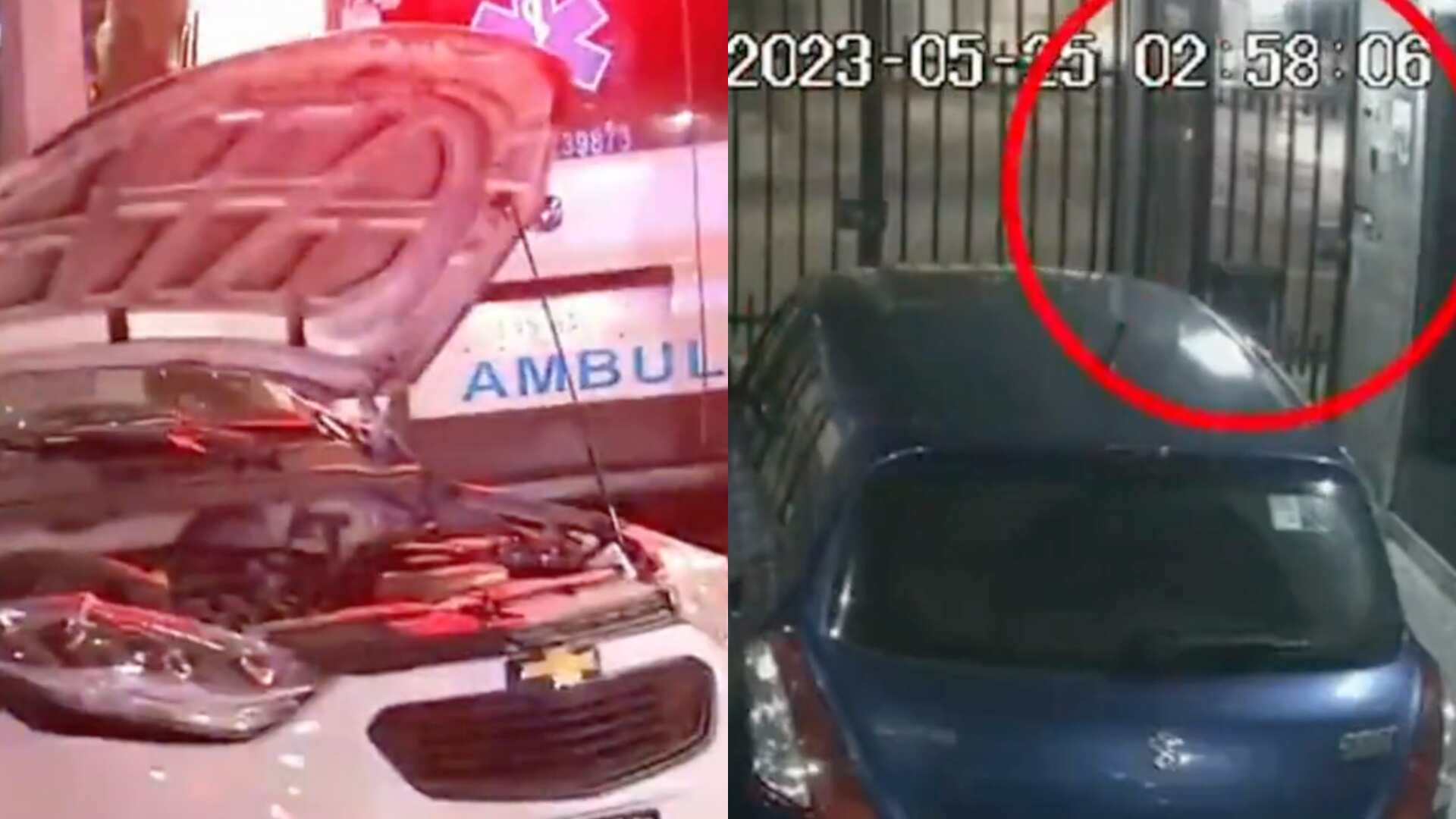 Tráiler impacta y arrastra un auto por más de 30 metros