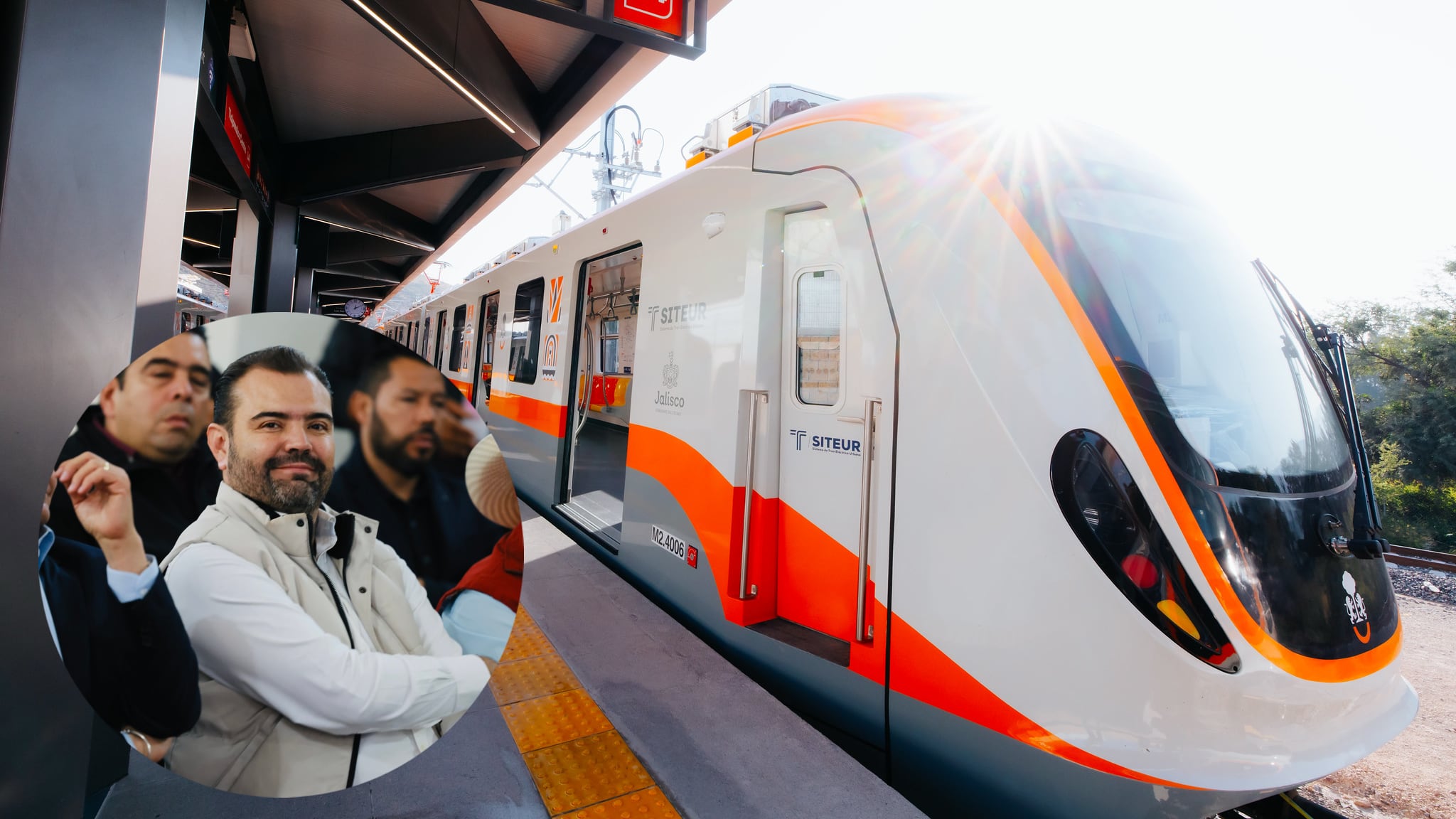 La Línea 4 del Tren Ligero inició operaciones en Tlajomulco con un periodo de 15 días de prueba. CORTESÍA/ GOBIERNO DE JALISCO/ GOBIERNO DE TLAJOMULCO