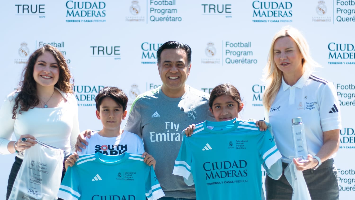 Crece programa de Fundación Real Madrid en Querétaro