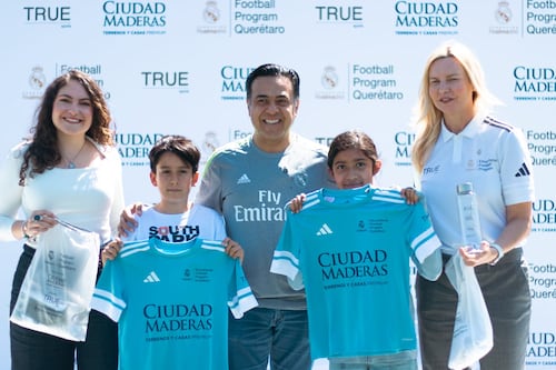 Crece en Querétaro el programa de fútbol de la Fundación Real Madrid en México, impulsado por True Sports, socio oficial y Ciudad Maderas como patrocinador