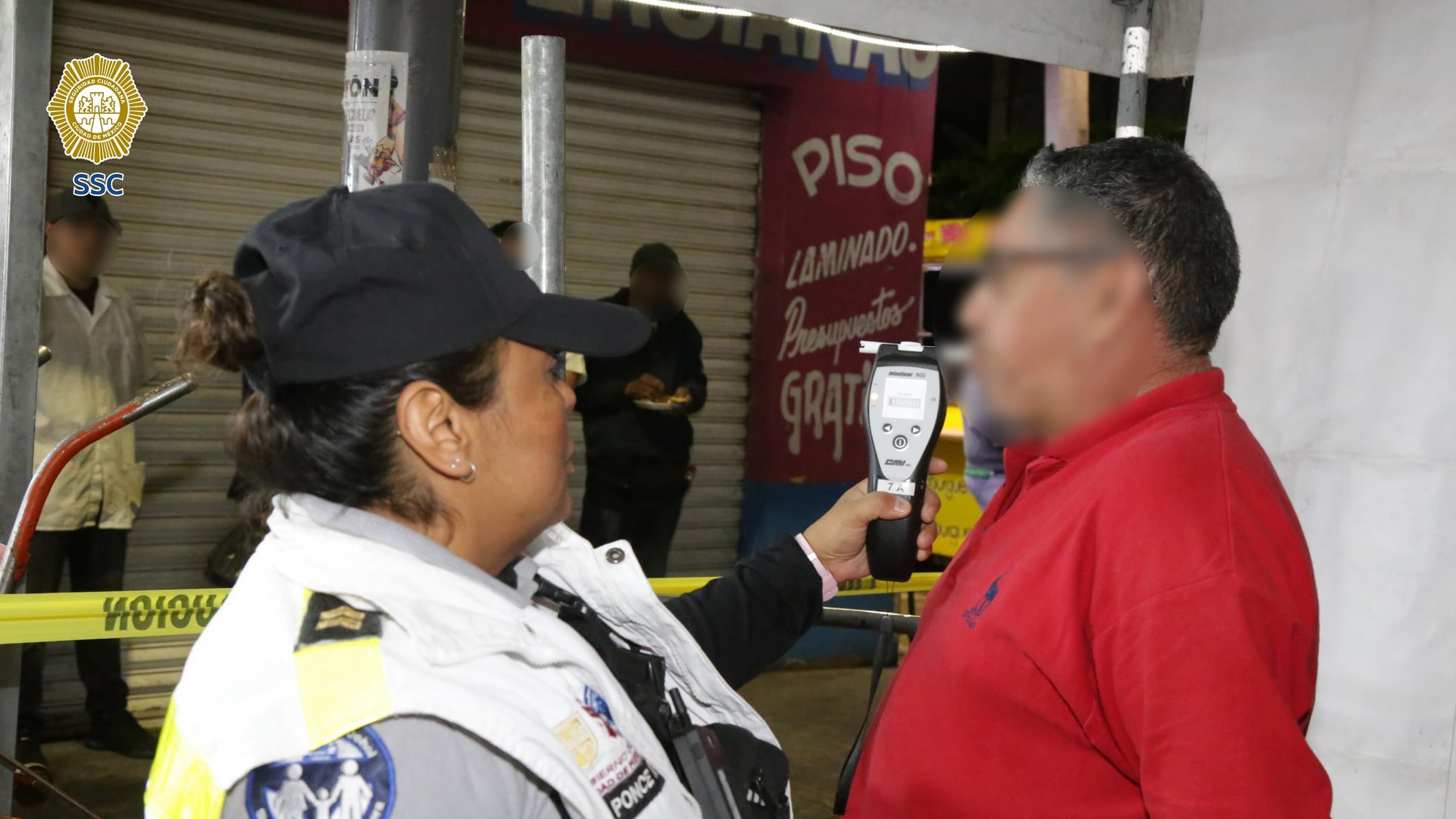 Alcoholimetro en la CDMX
