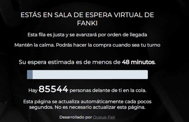 Algunos aficionados ya pudieron acceder a la fila virtual.