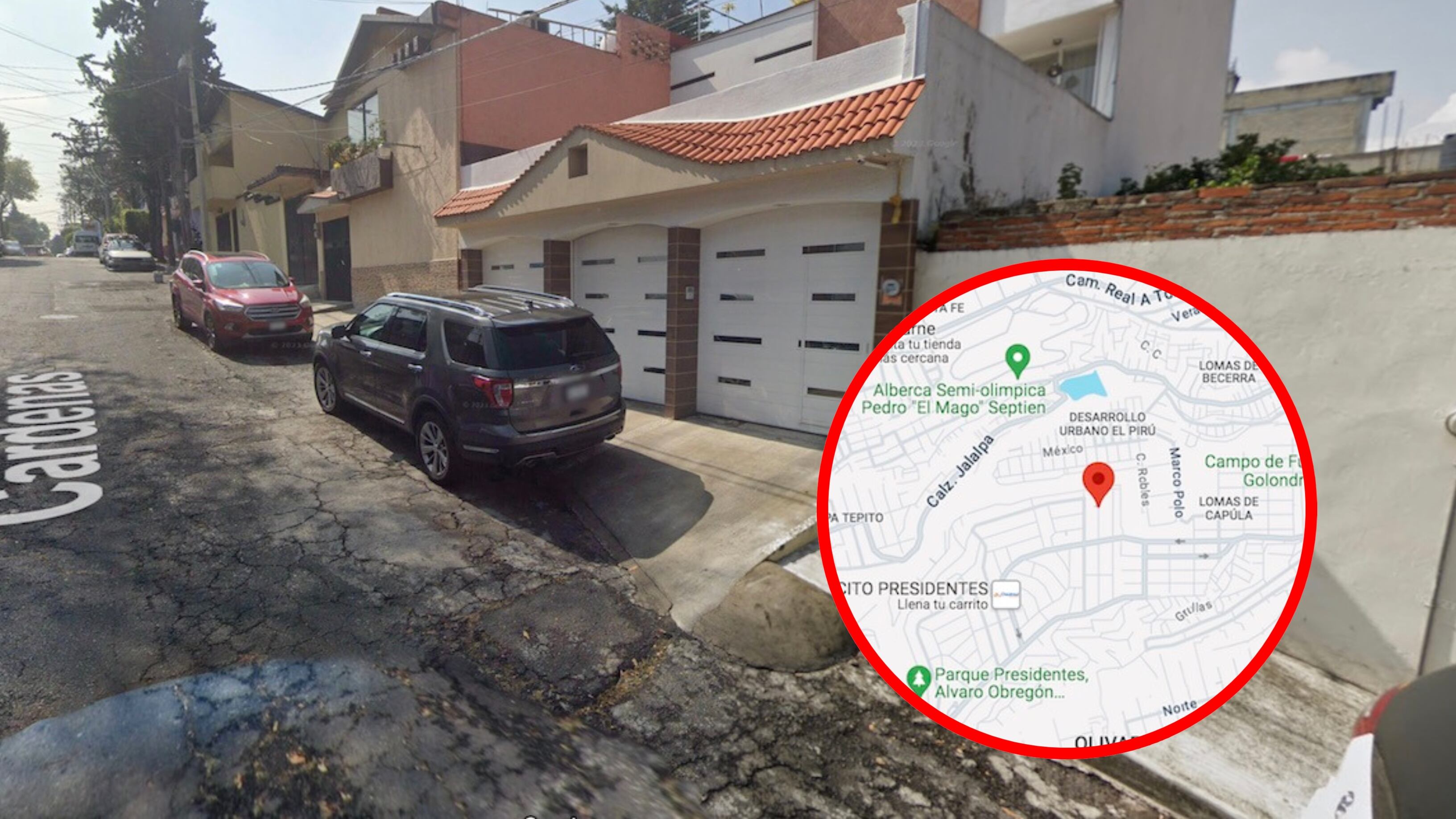 Así luce el epicentro en la alcaldía Álvaro Obregón. (Especial)