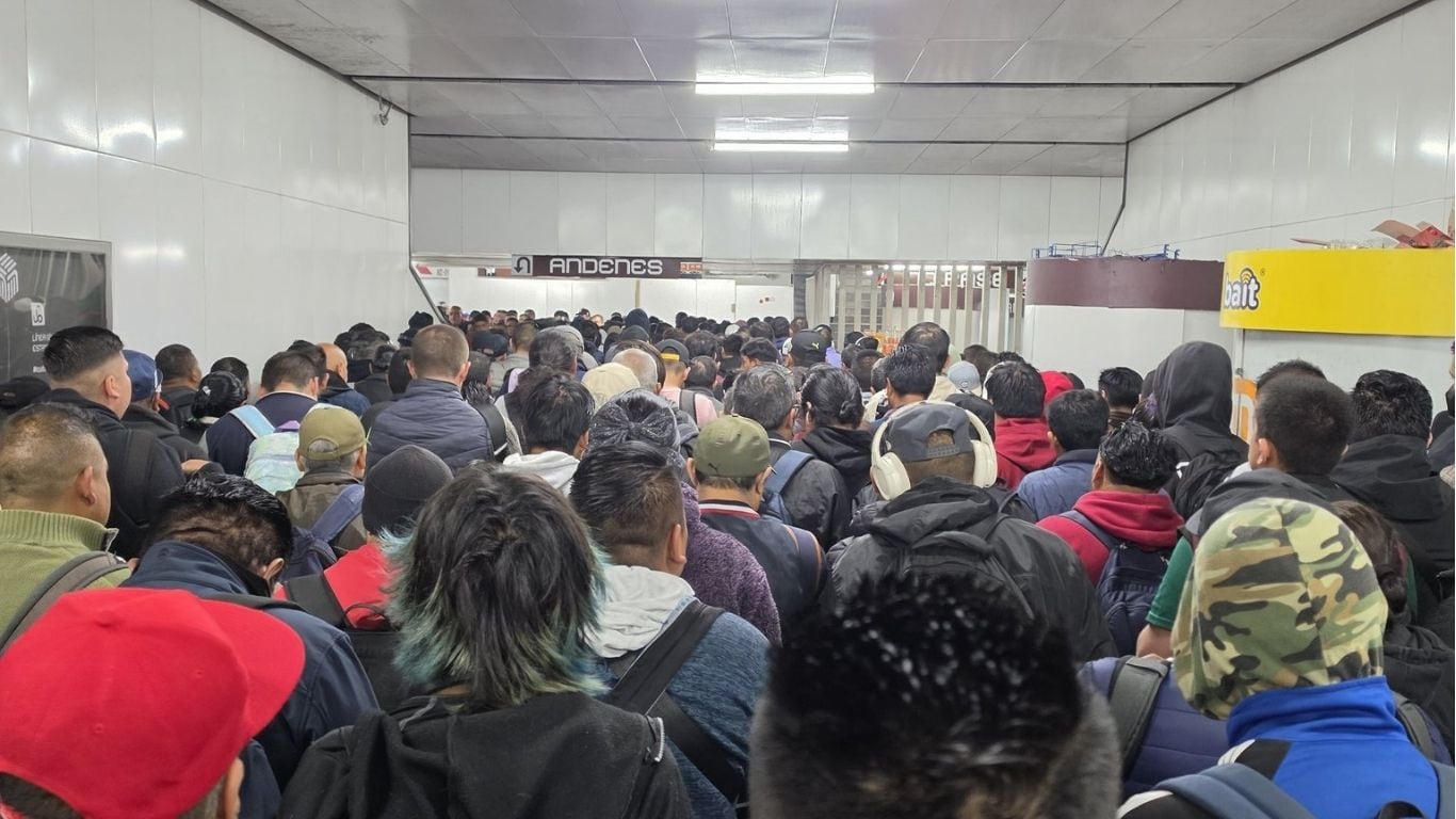 Alta demanda en el Metro de la CDMX