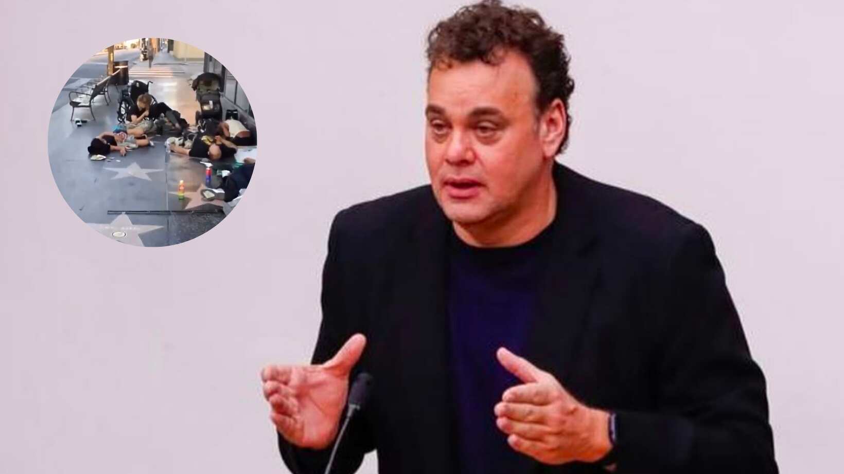David Faitelson exhibió cómo se encuentra la ciudad de Los Ángeles.