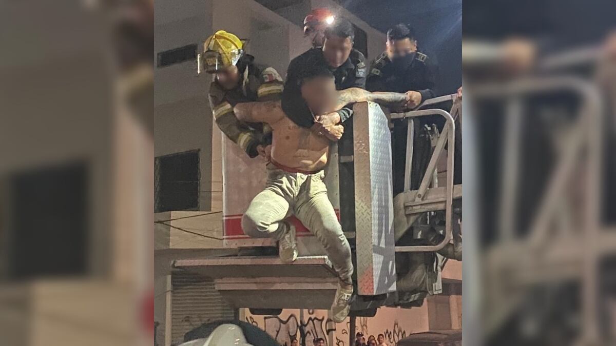 Se desconoce la identidad del hombre ni los motivos que tuvo para intentar quitarse la vida.