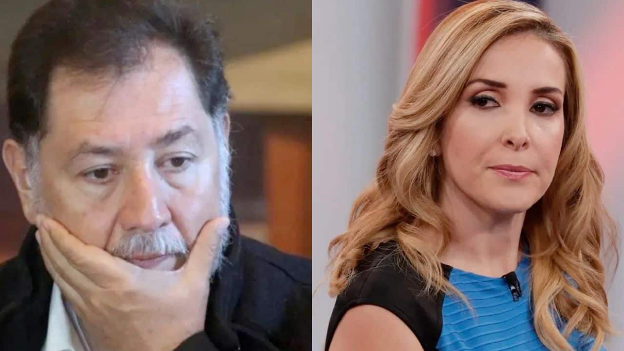 La periodista confrontó al senador Gerardo Fernández Noroña