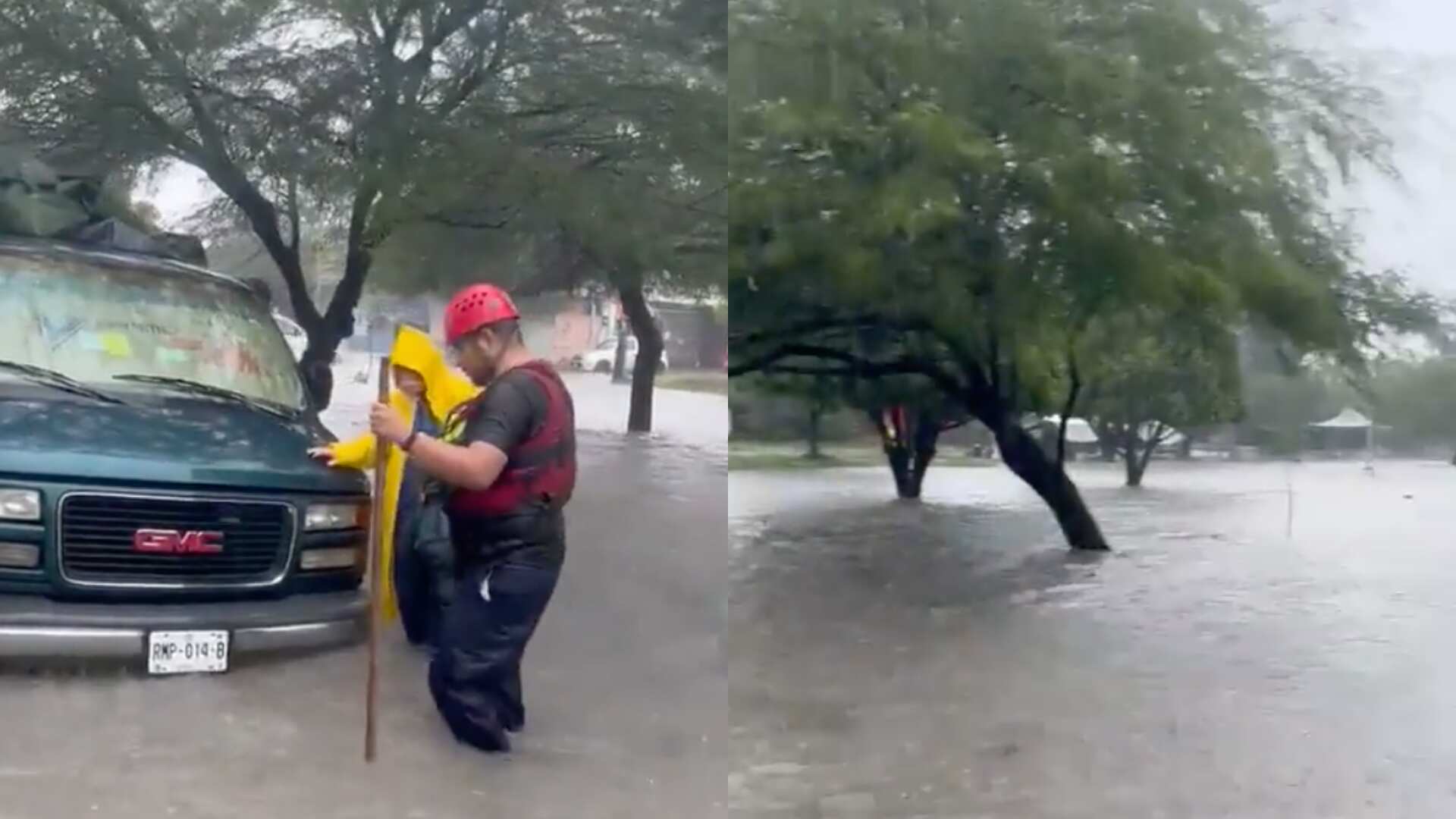 Se reportan fuertes lluvias en la zona metropolitana de Nuevo León