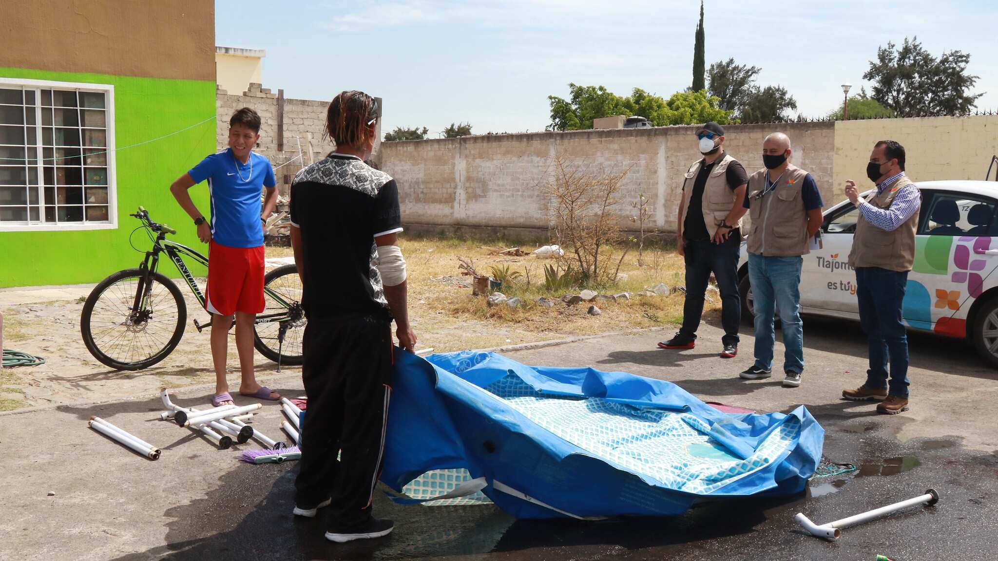 El municipio informó que seguirán los operativos para sancionar el desperdicio de agua.