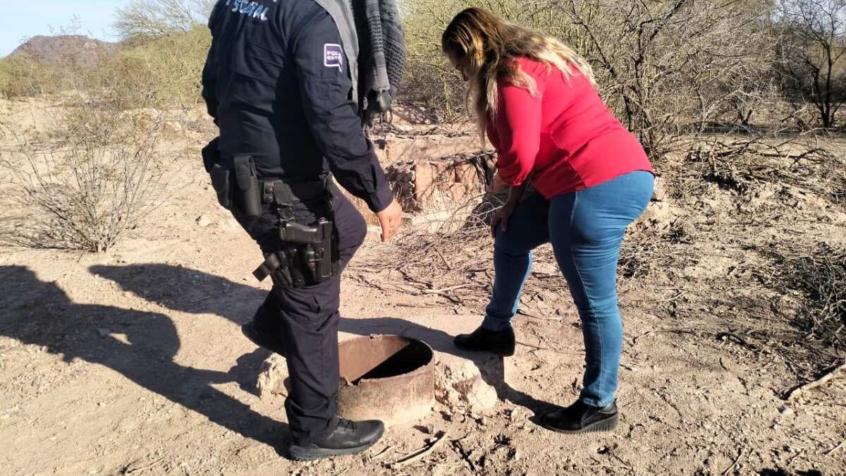 Ceci Flores localiza en Sonora pozo con 23 metros de restos humanos