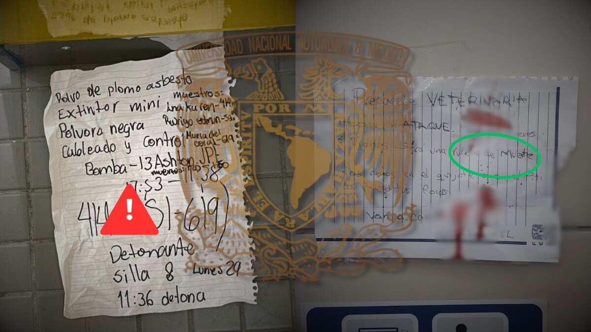 UNAM: Mensajes sangrientos y más amenazas de bomba, qué está pasando en planteles, prepas y facultades