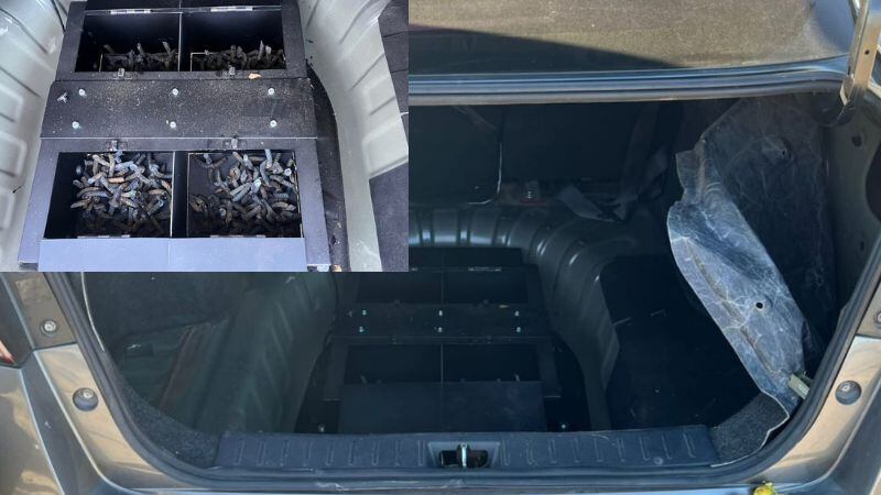 Aseguran vehículo en Culiacán modificado para arrojar ponchallantas