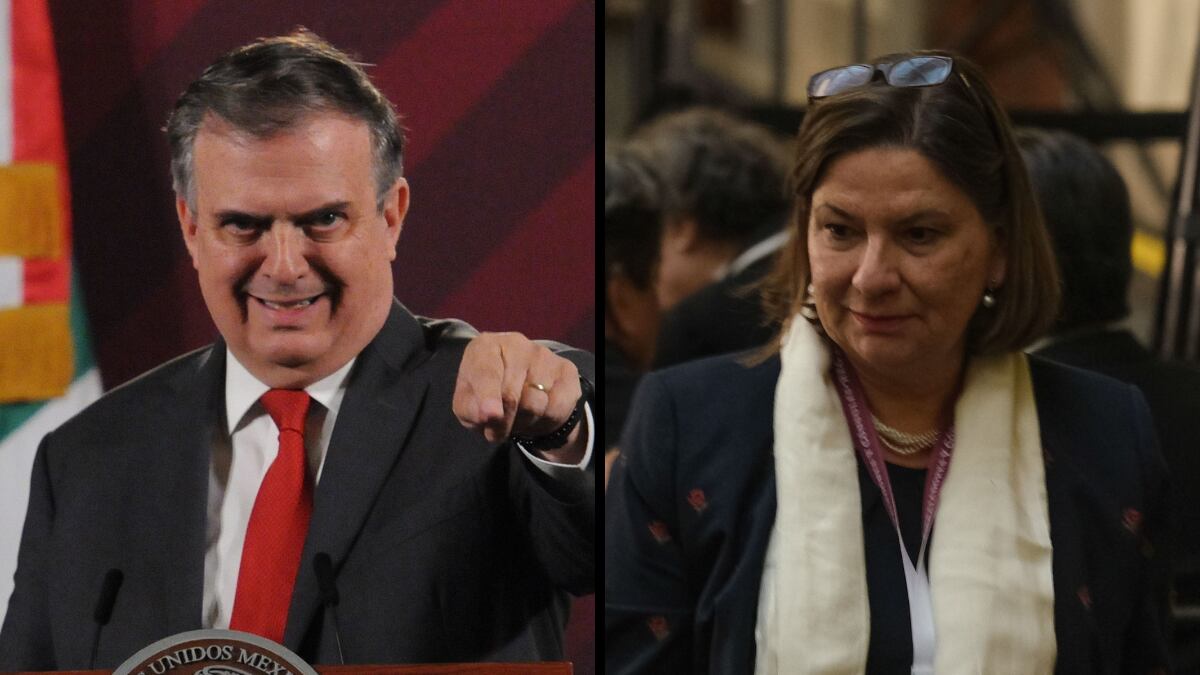 El canciller dijo no haber confiado en la embajadora de México en Estados Unidos durante su gestión. Ella acusó violencia política de Género.