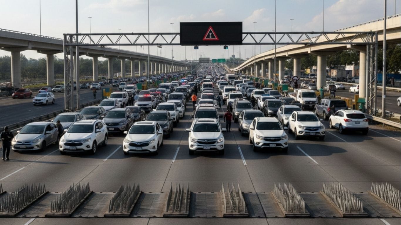 Activan ponchallantas