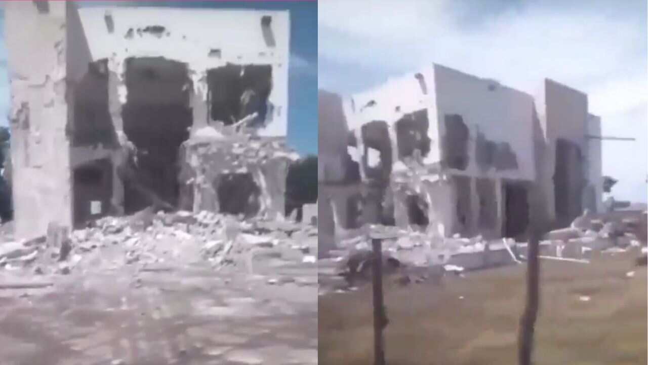 Destruyen capilla de la familia de "El Licenciado", exlíder del Cártel de Sinaloa, tras Robo de cuerpos