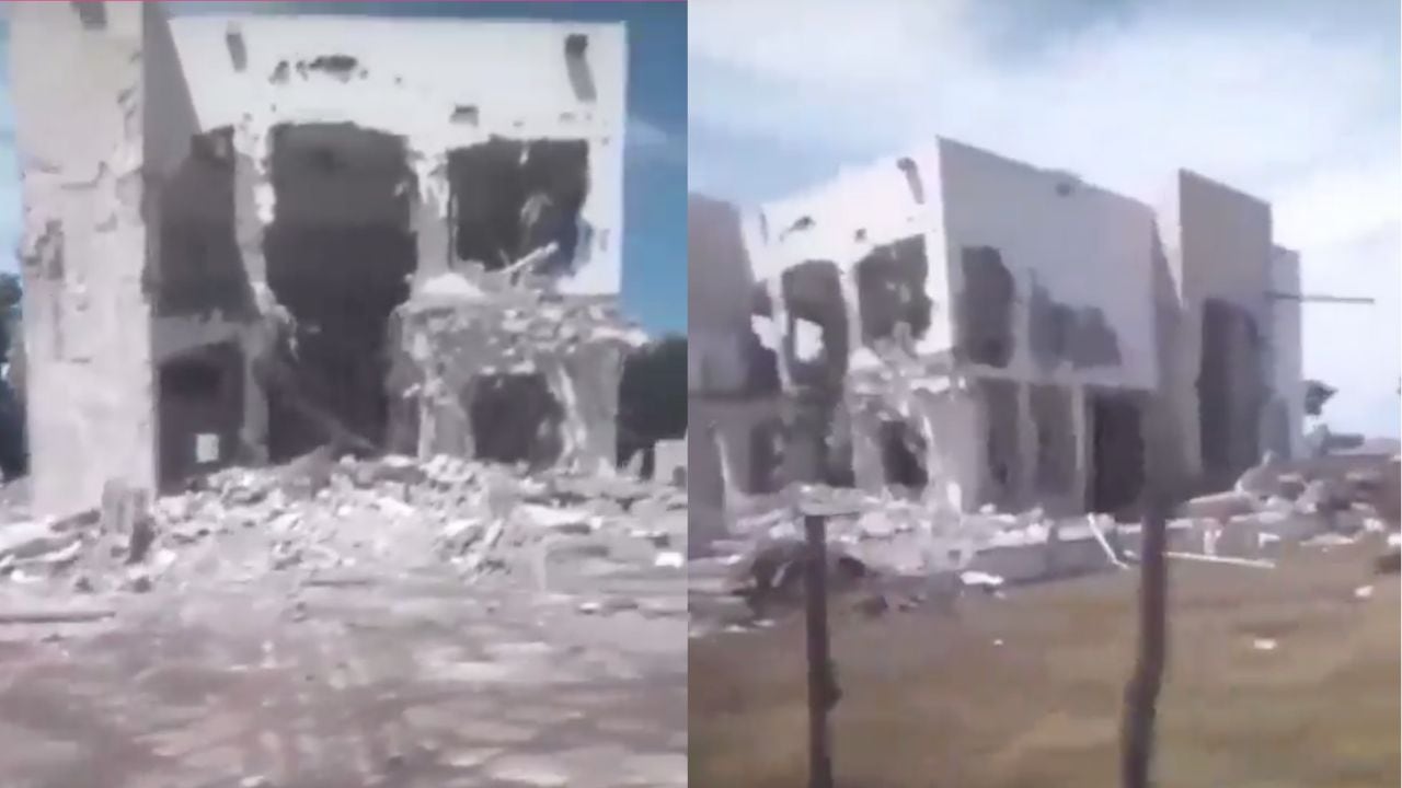 Destruyen capilla de la familia de "El Licenciado", exlíder del Cártel de Sinaloa, tras Robo de cuerpos