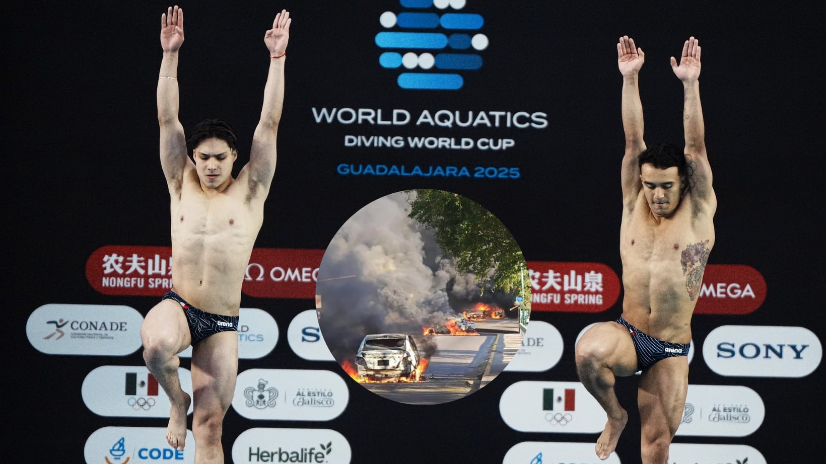 Copa Mundial de Clavados en Jalisco fue cancelada por inseguridad.