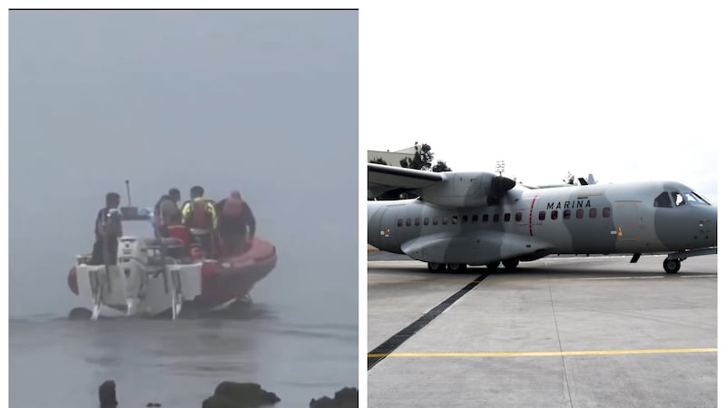Accidente de avión de la Marina en Galveston deja 4 sobrevivientes y 2 muertos