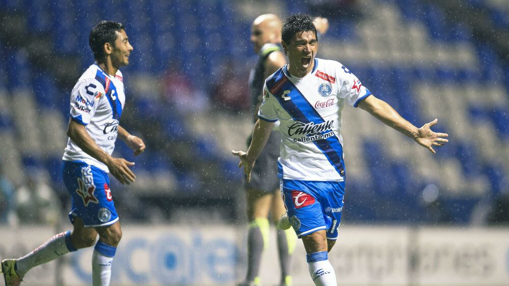 Alustiza festejó muchos goles con el Puebla