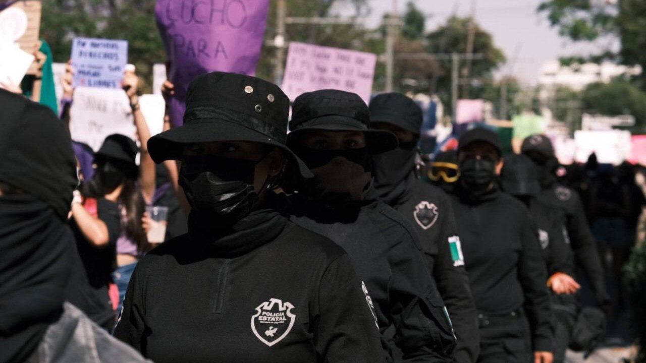 Vigilancia en el 8M.