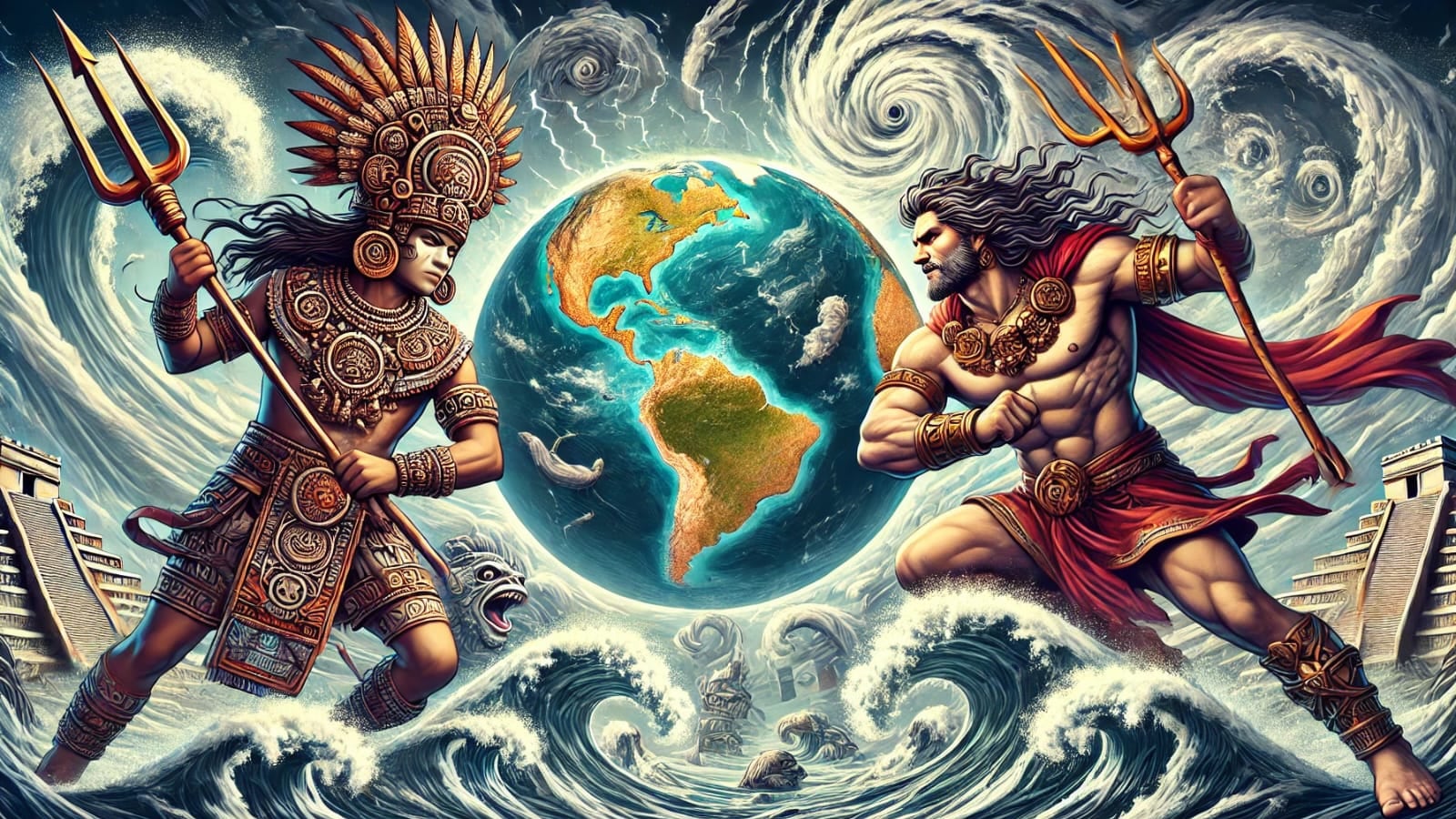 Chaac vs. Poseidón: Yucatecos invocan al dios de la lluvia para evitar impacto del huracán Beryl