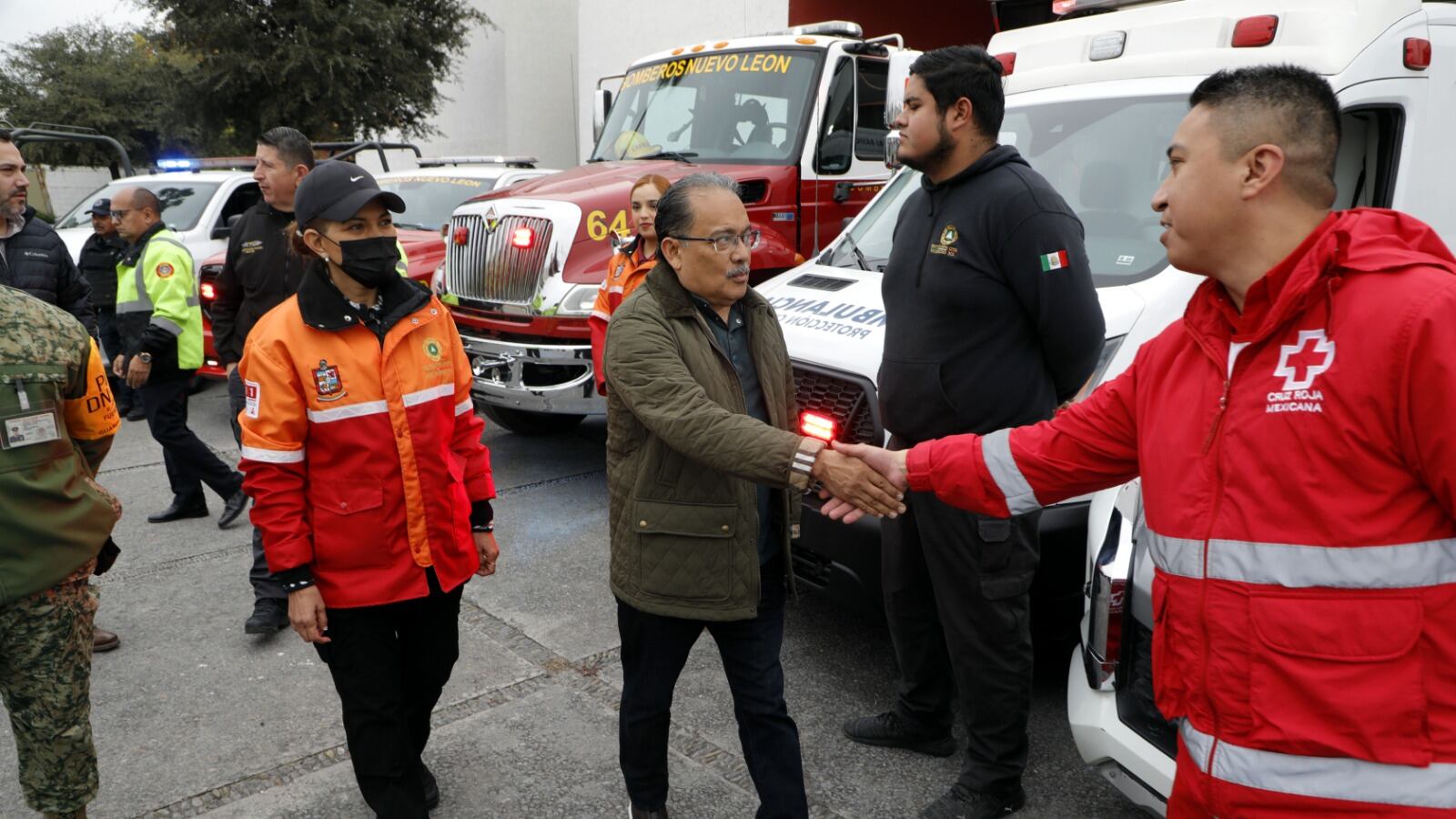 Mijes señaló que estarán participando activamente el Ejército Mexicano, Cruz Roja, Protección Civil del Estado, Bomberos, Agua y Drenaje.