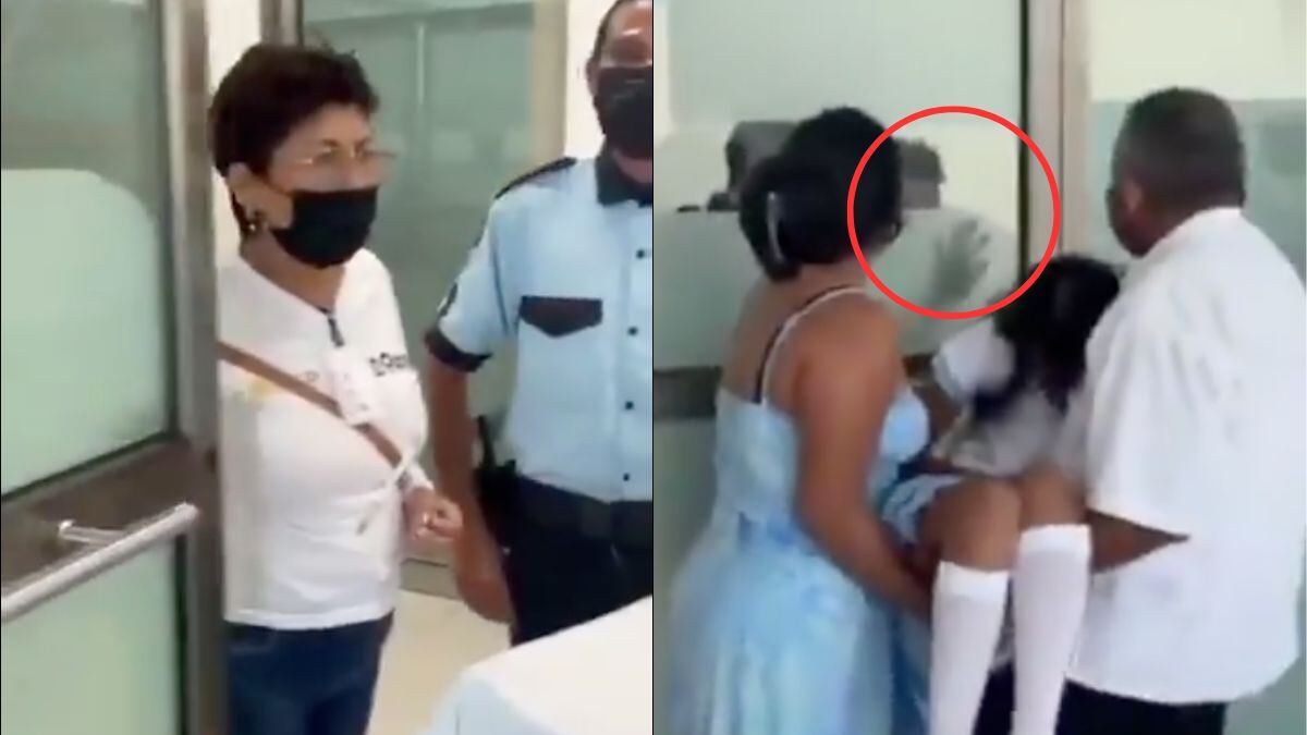 Video: Personal de seguridad en hospital niega la entrada a menor intoxicada en Cancún