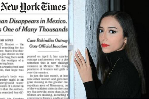 Eco del caso de Debanhi retumba en la portada del New York Times; cuestionan a autoridades