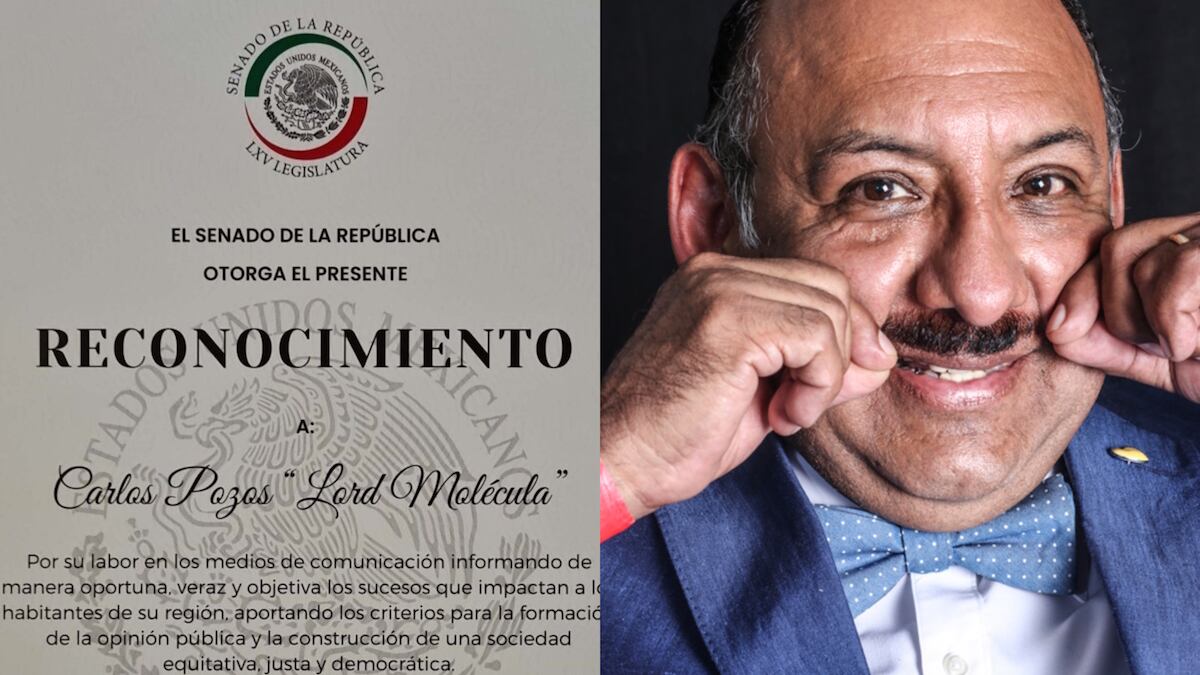 El comunicador fue reconocido por el Senado. (Especial/Lord Molécula Oficial)